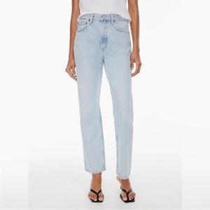 Agolde NWT Mia mid rise straight